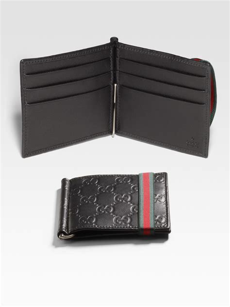 Gucci wallet with money clip